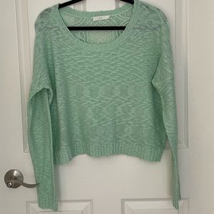 LUSH.  MINT GREEN SWEATER.  SIZE MEDIUM